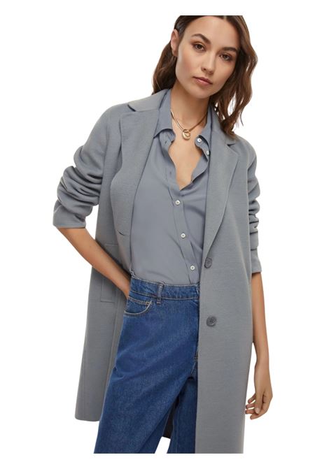 Cappotto monopetto in double - AZZURRO Emme Marella | FRINE009